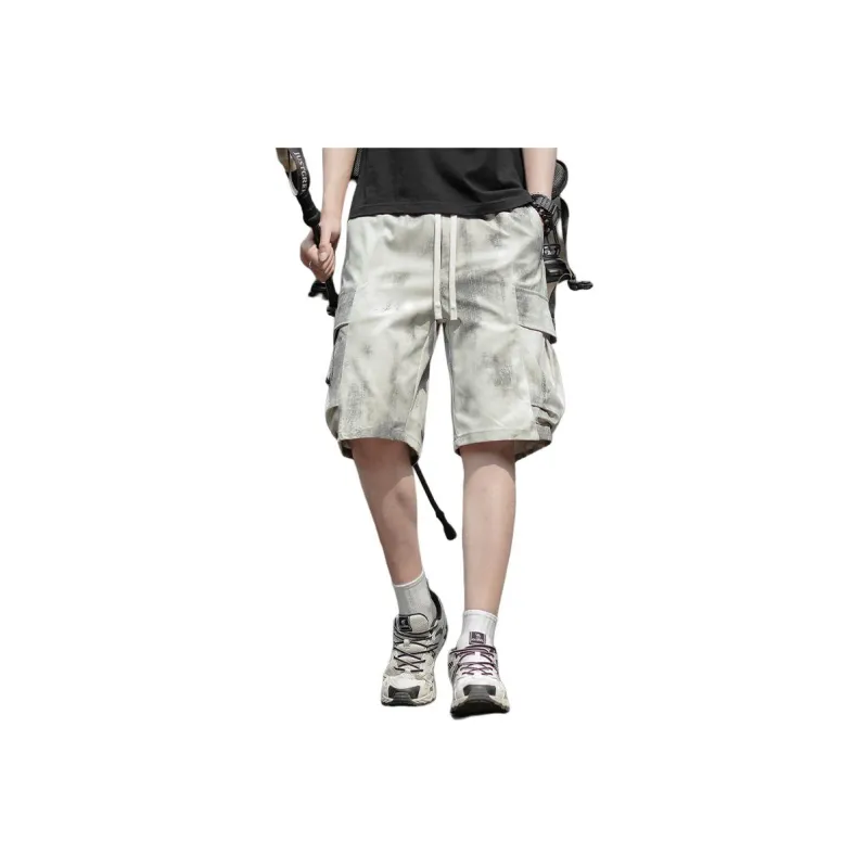 Warrior Huichao Riding The Wind Collection Cargo Shorts Unisex-14
