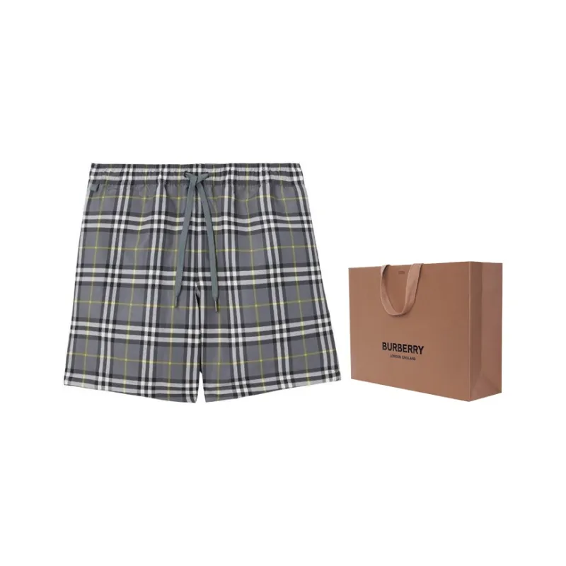 Burberry Check Drawcord Swim Shorts-5