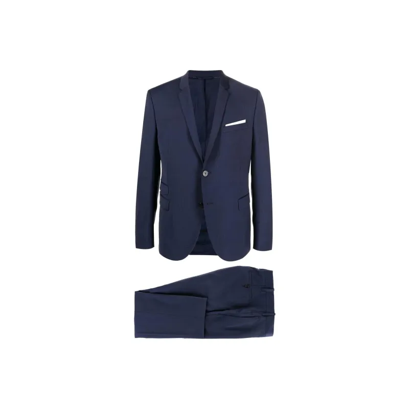 Neil Barrett Business Suits Men Set Blue-0