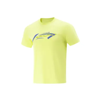 LiNing Table Tennis Series T Shirt Unisex Light Lemon Yellow