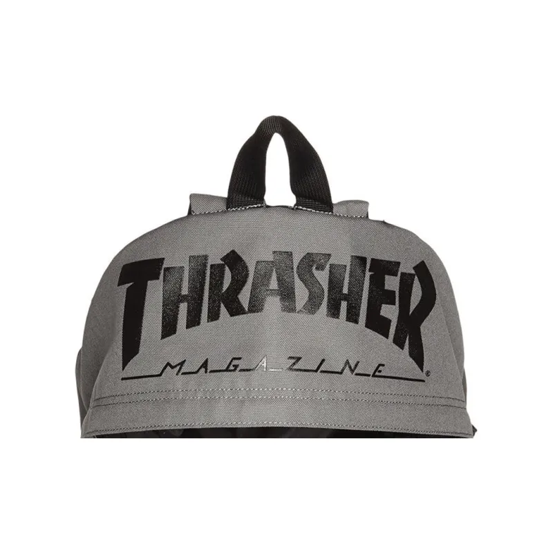 Thrasher Polyester Backpack Regular Unisex Gray Black-3