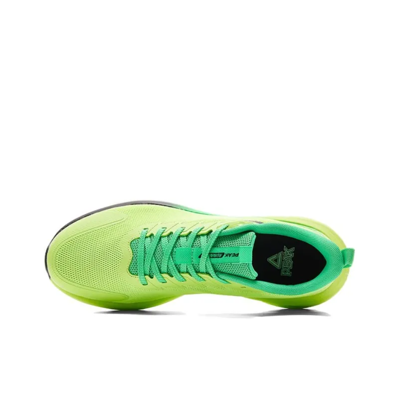 PEAK Abrasion Resistant Rebound Support Low Top Running Shoes Men's Sprout Green-2