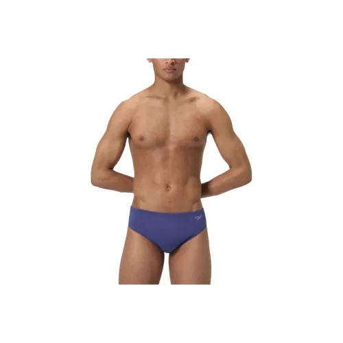 Speedo Solid One Brief Blue Endurance Swimming Shorts Men's Purple