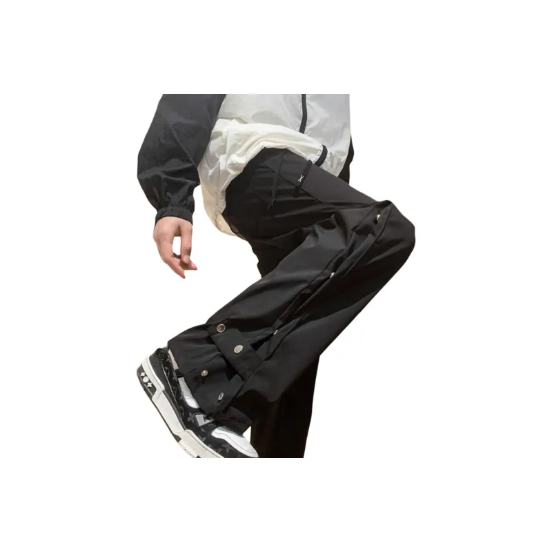 ZONEiD Casual Pants Unisex Black-0
