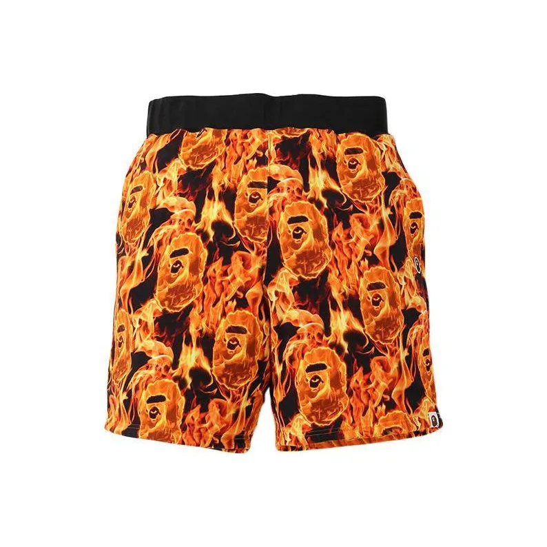 Bape Flame Wide Sweatshort-2