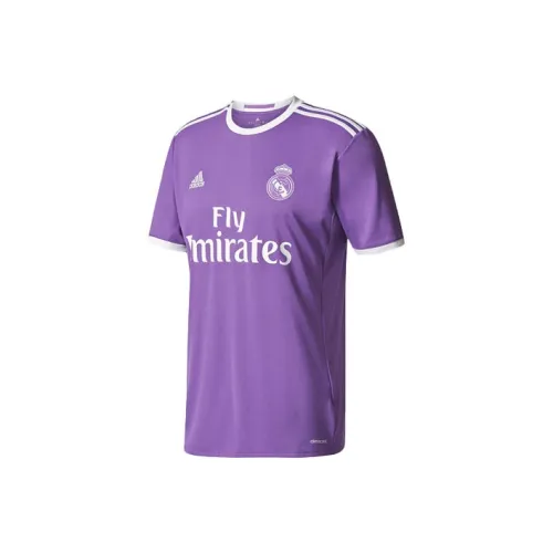 Adidas Real Madrid Soccer Jerseys Men Purple