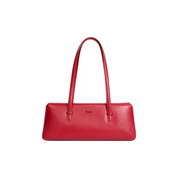 Rouje Leather Shoulder Bag Women's Red