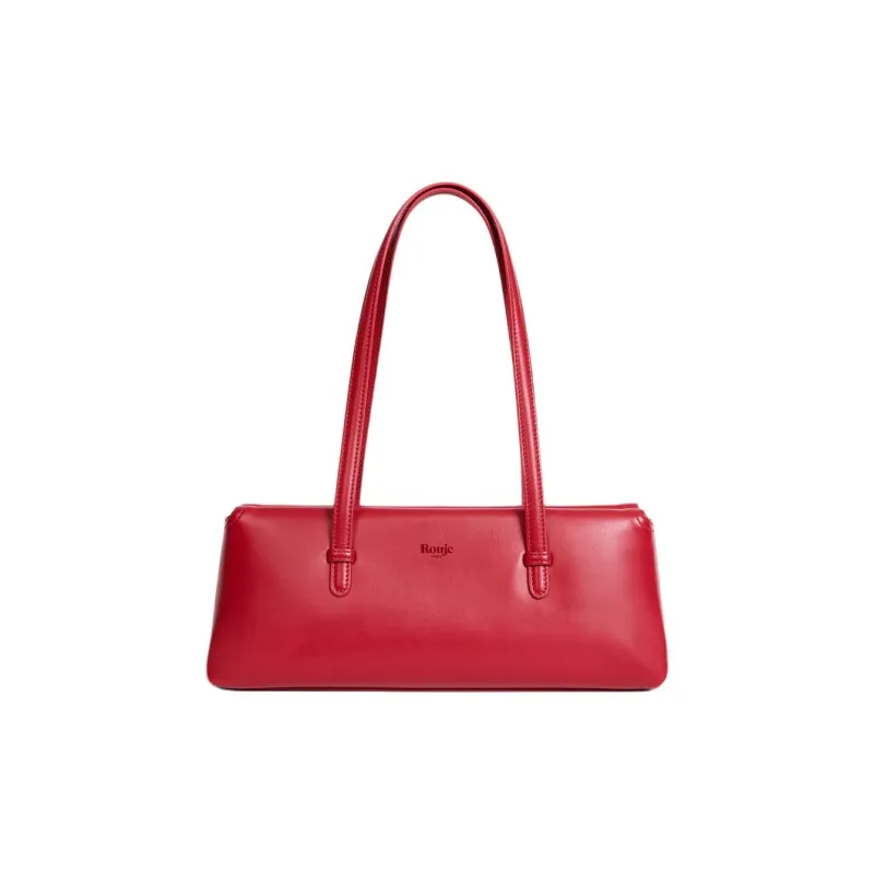 Rouje Leather Shoulder Bag Women's Red-0