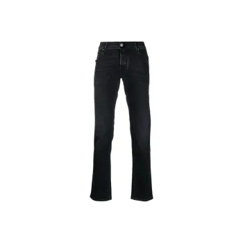 JACOB COHEN Logo Patch Low Rise Jeans