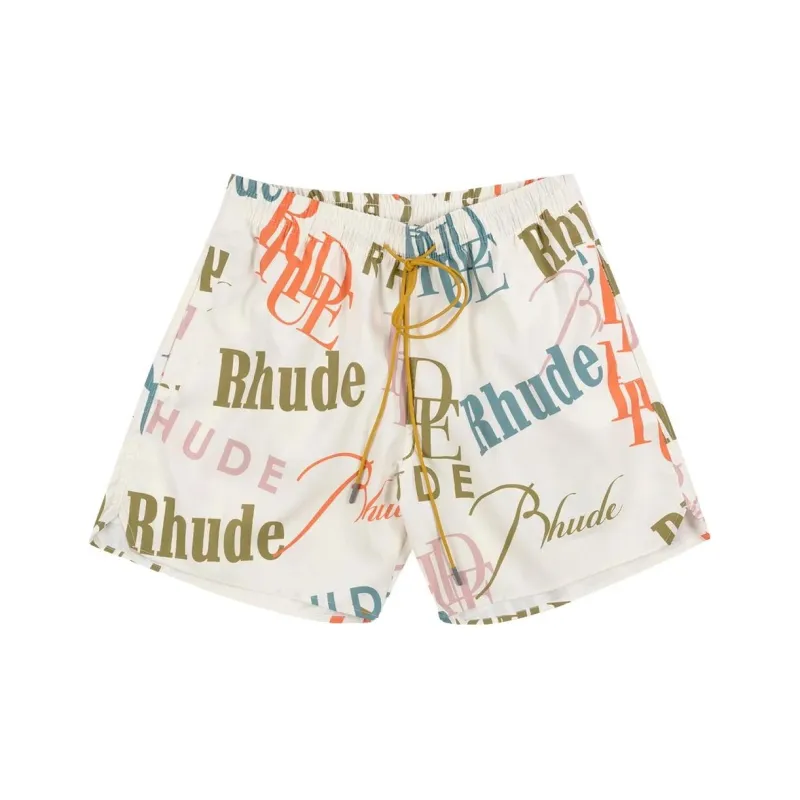 RHUDE Mash Up Logo Swim Trunks-0