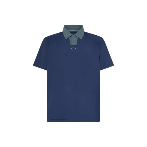 Oakley Driven Performance Polo Shirt Men's Dark Blue