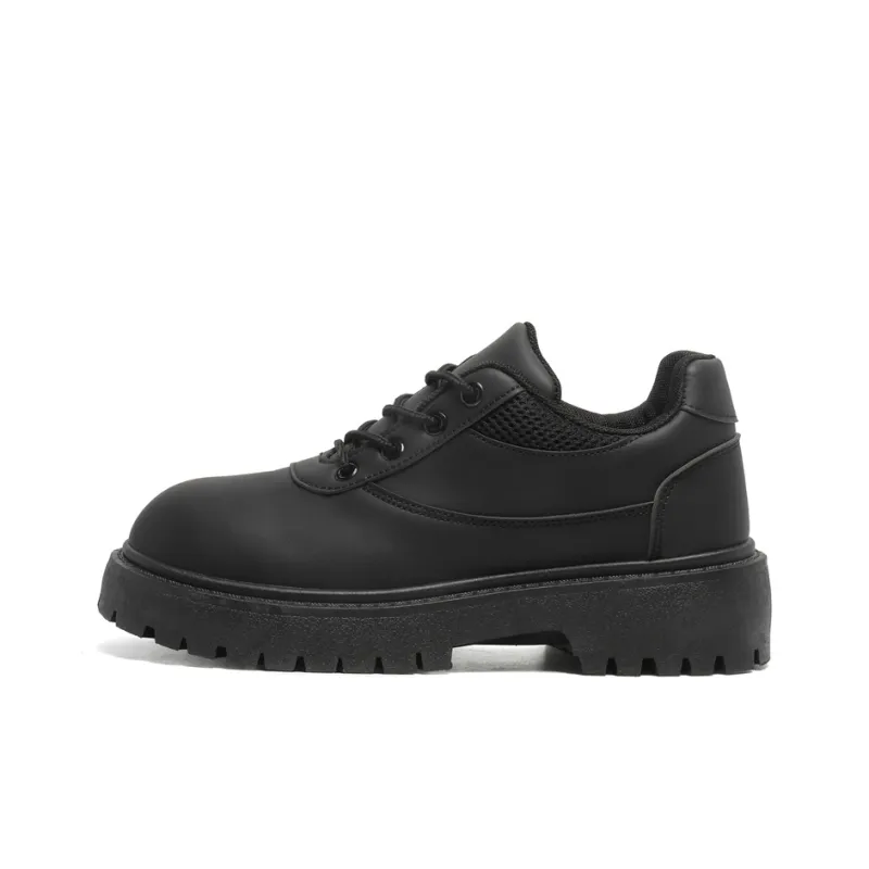 Gai Renpu Breathable Lightweight Height Increasing Low Top Casual Shoes Men's Black-0