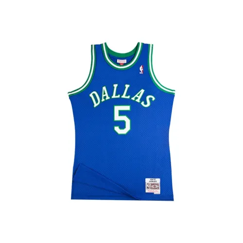 Mitchell Ness Basketball Jerseys Men Blue