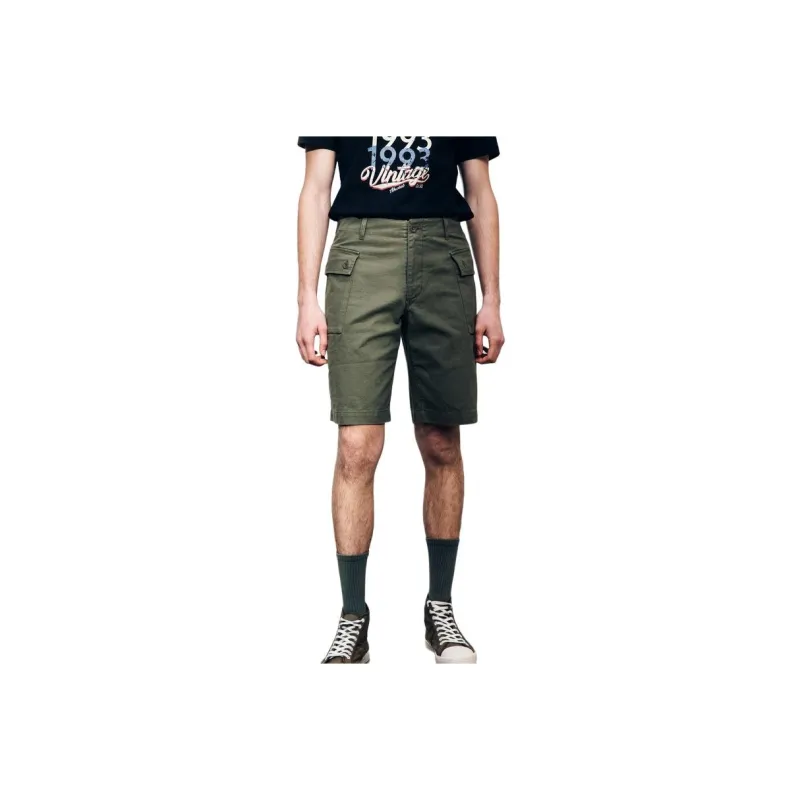 AKCLUB Casual Shorts Men Army Green-0