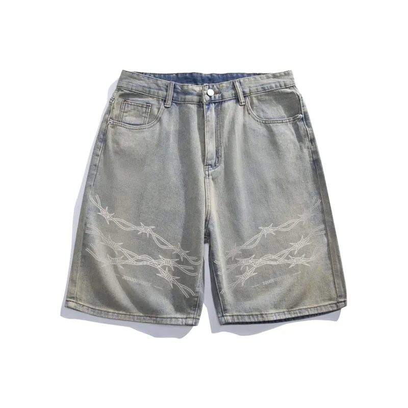 JCUI Denim Shorts Unisex-0
