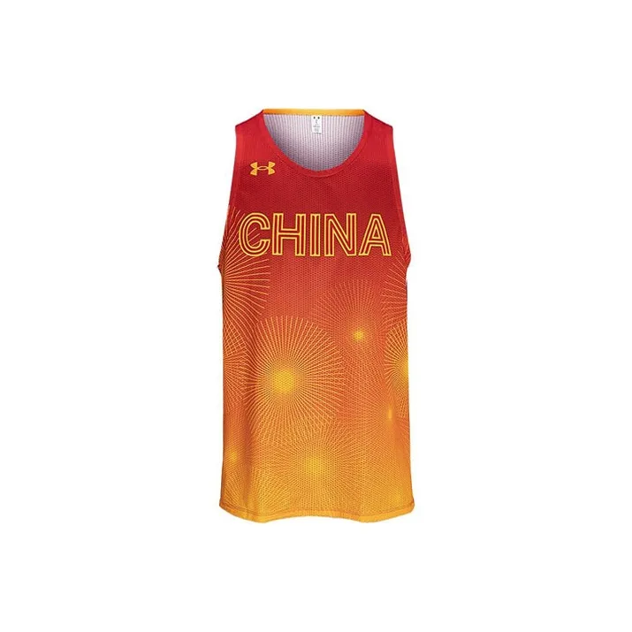 Under Armour Basketball Jerseys Unisex Red-0