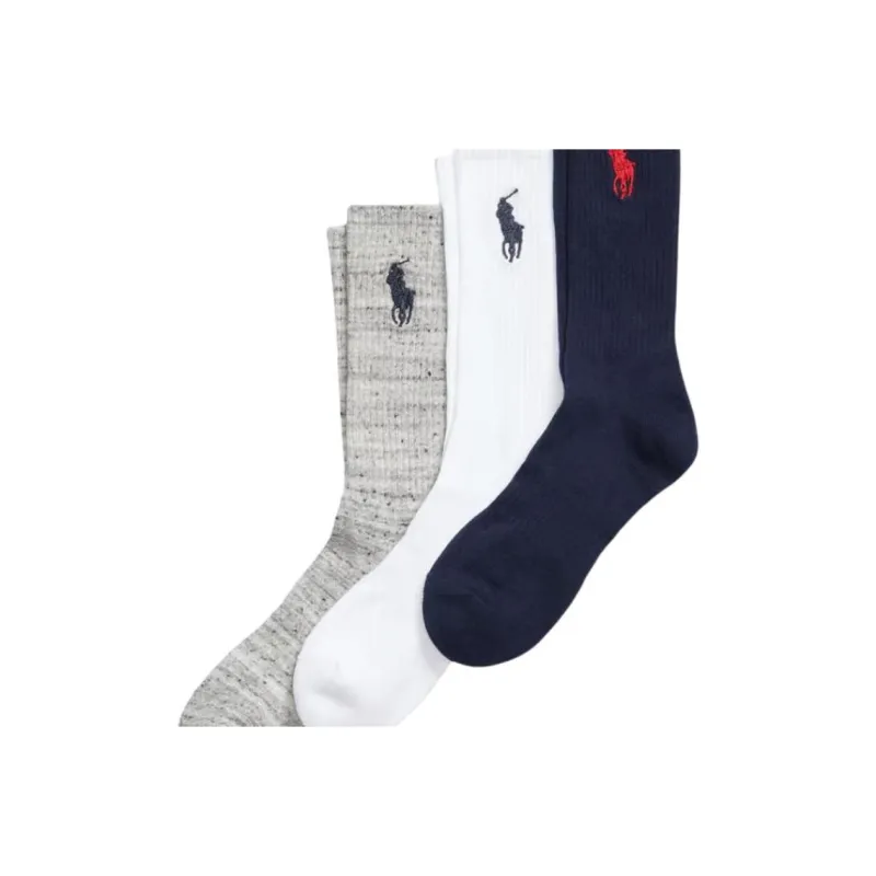 Polo Ralph Lauren Mid Calf Socks Men's 3 Pack-1