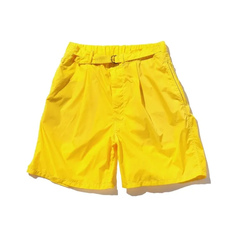 Beams Casual Shorts Men Yellow-0