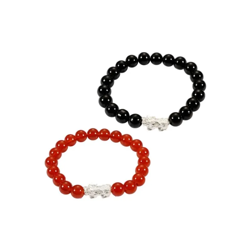 The Years Are Quiet Agate Bracelets Unisex-7