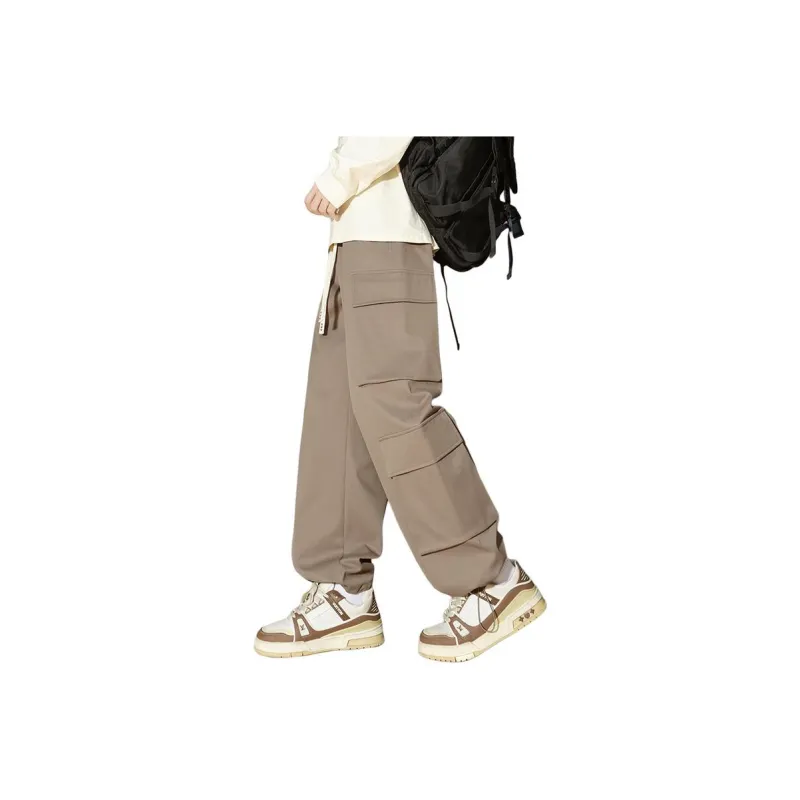 NEAR HERE Casual Pants Unisex Emerald-20