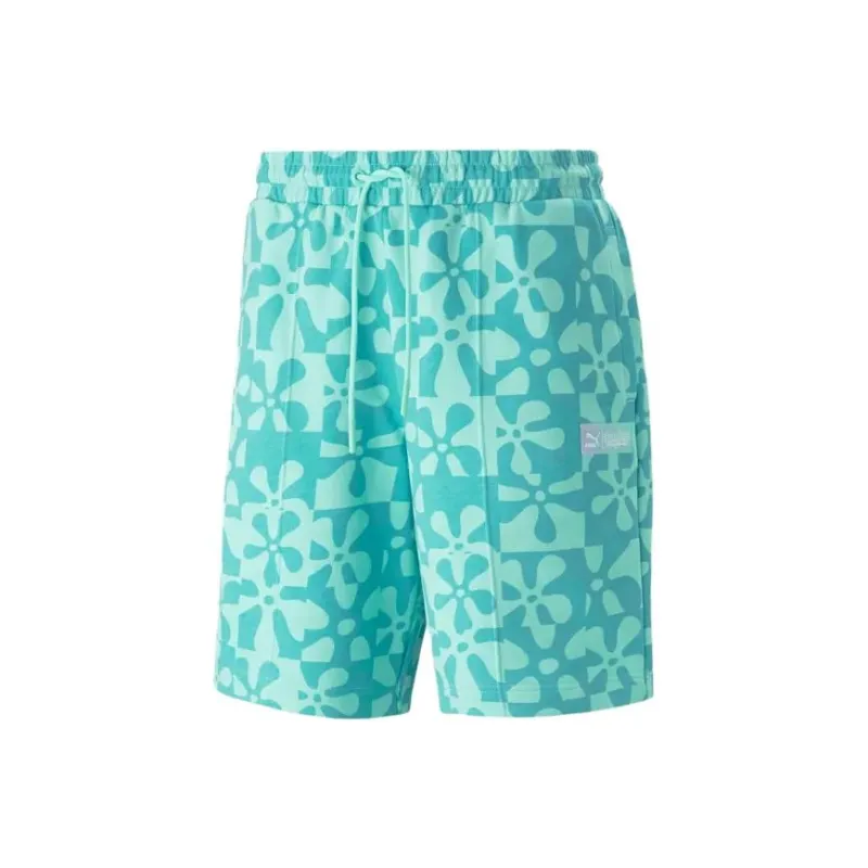 PUMA X SPONGEBOB Casual Shorts Unisex Mint Green-0