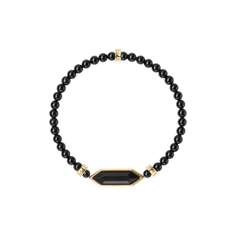 BABAMA Natural Obsidian Bracelets Unisex-0