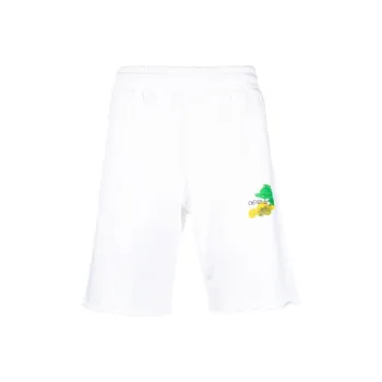 OFF WHITE Brush Arrows Raw Cut Shorts