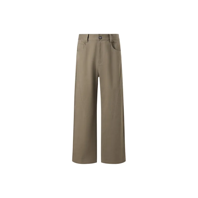 KREATE BLANK Foundation Series Casual Pants Unisex Brown-0