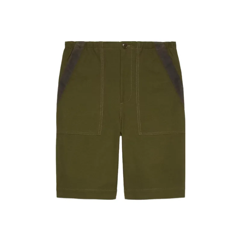 GUCCI Casual Shorts Men Green-0