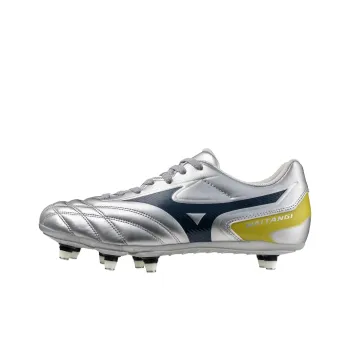 Mizuno Anti Slip Wear Resistant Low Top Training Shoes Unisex Silver