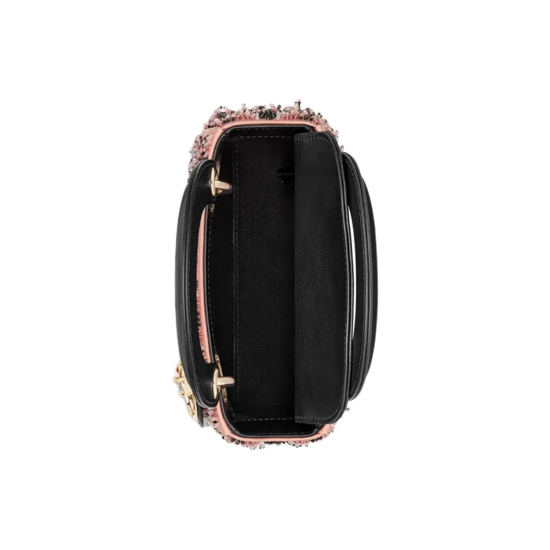 DIOR Lady Dior Cow Leather Lady Dior Bag, Shoulder Bag, Crossbody Bag, Handbag Mini Women's Black-4