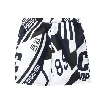 Carhartt WIP Casual Shorts Unisex Blue With White Lettering