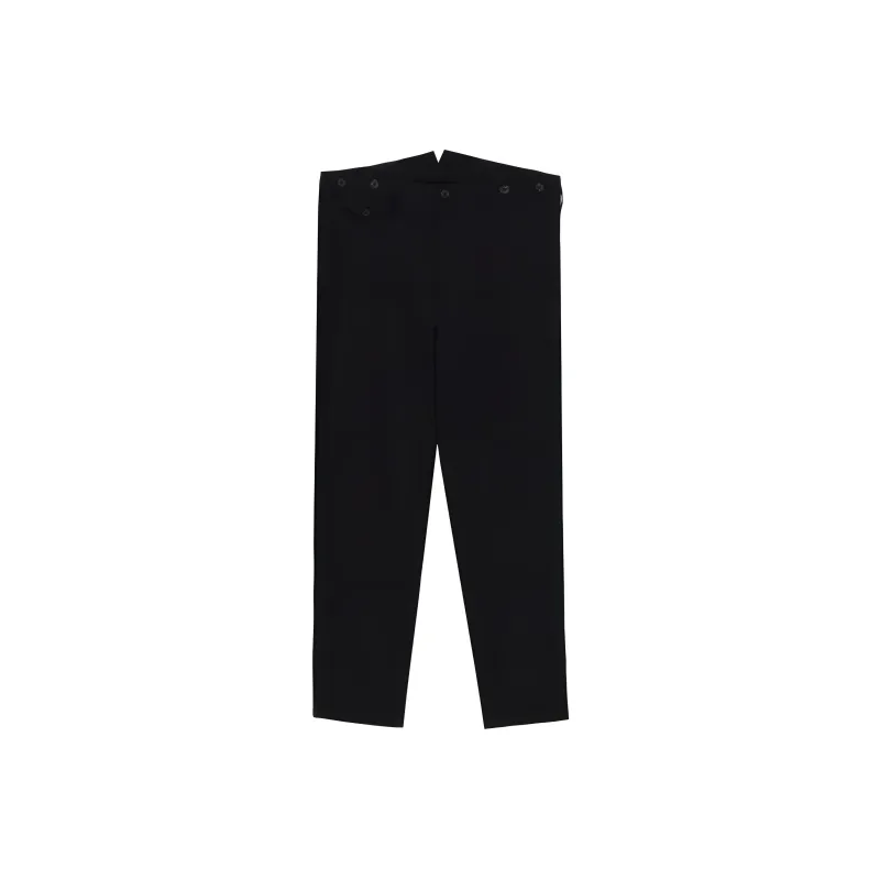 Yohji Yamamoto Pour Homme SS25 Casual Pants Men's Black-0