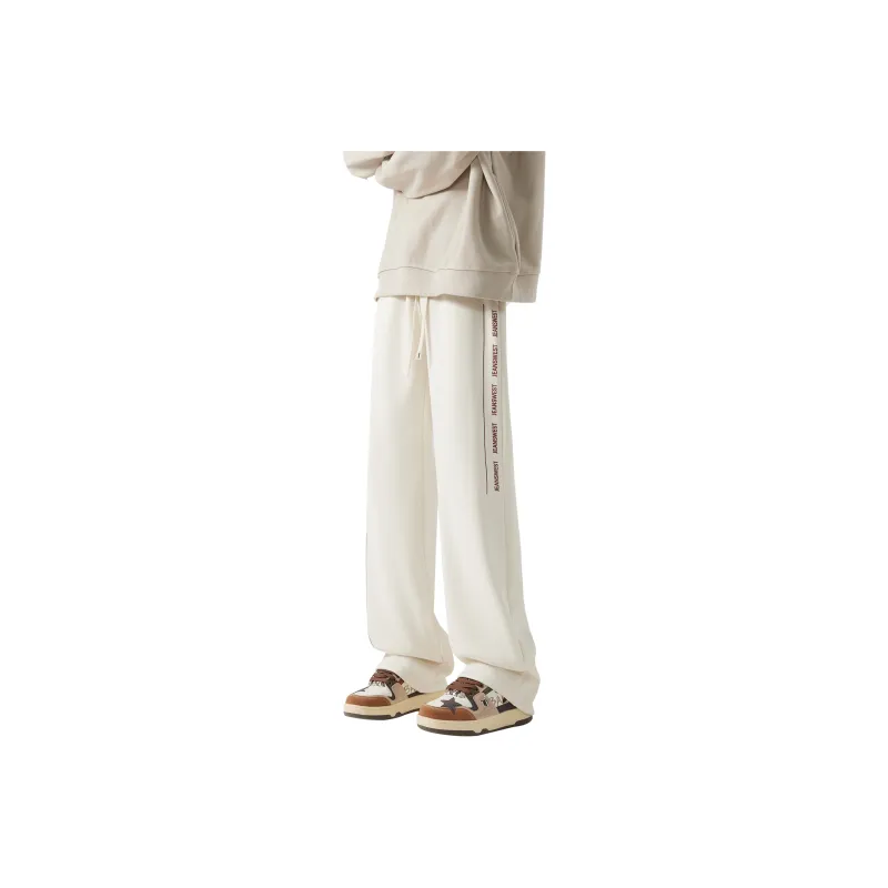 JEANSWEST Casual Pants Unisex Light Gray-20