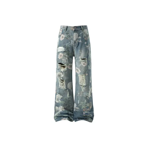 COPICVEN Jeans Unisex Blue