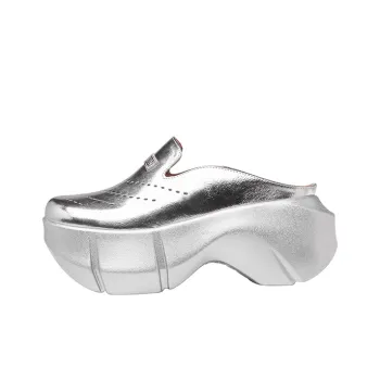 Su Yanjiao Rubber Sole Cut Out Closed Toe Slippers Women's