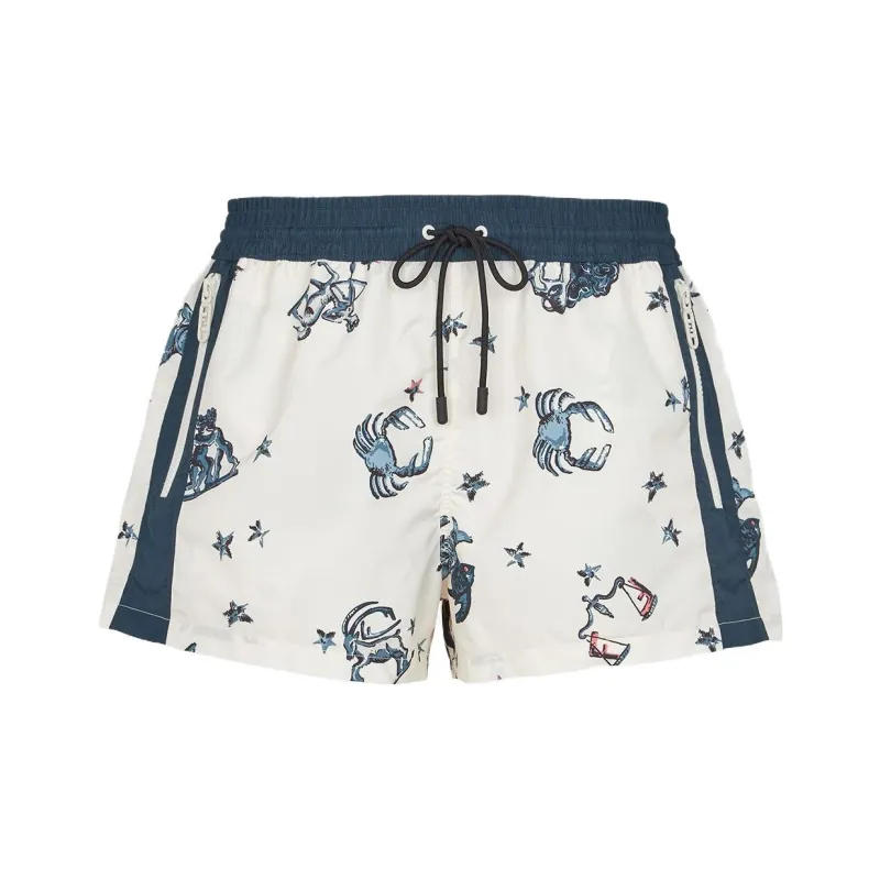 FENDI Swimming Shorts Men White-0
