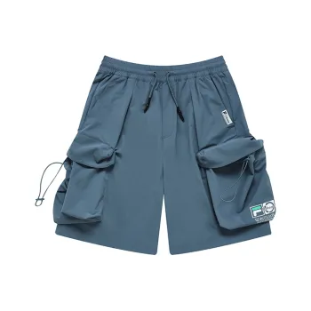 FILA FUSION FILA X D ANTIDOTE Casual Shorts Men's Dark Gray Blue