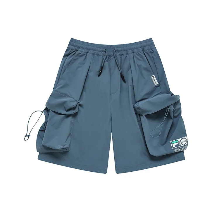 FILA FUSION FILA X D ANTIDOTE Casual Shorts Men's Dark Gray Blue-0