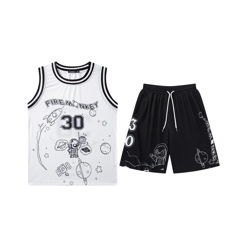 FireMonkey Astronaut Collection Basketball Suit Unisex-8