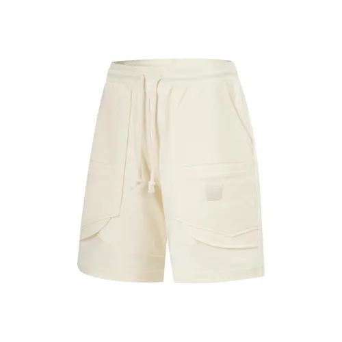 LiNing Li Ning X Jackie Chan Co branded Kung Fu Series Casual Shorts Men Papyrus White