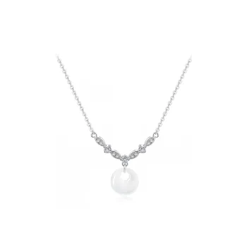 JOYDINNY Chalcedony Jade Necklaces Women's