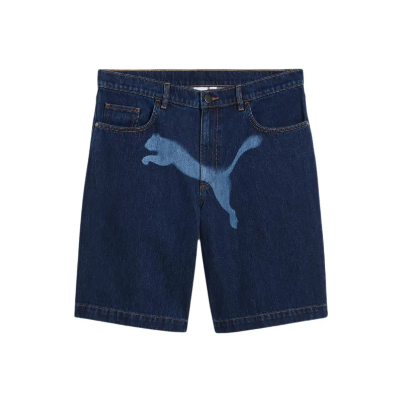 PUMA A$AP Rocky X PUMA Denim Shorts Men-0