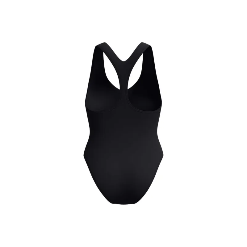 Speedo Women's Solid Racerback One Piece Black One piece Swimsuit Women's Black-1
