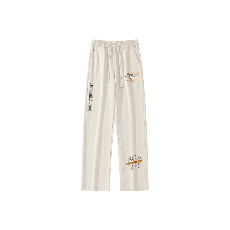 Supremo Cat Casual Pants Unisex-6