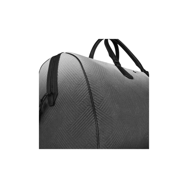 MONTBLANC Stylish 3.0 Leather Travel Bag Women's Black Gray-5