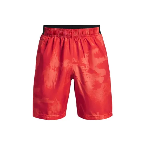 Under Armour Woven Collection Casual Shorts Men's Orange Red