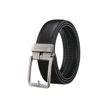 JEANSWEST Cow Split Leather Belts Men's 3.5CM