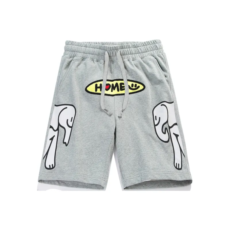 Agaho X Guuka X AGAHO Casual Shorts Unisex Heather Gray-0