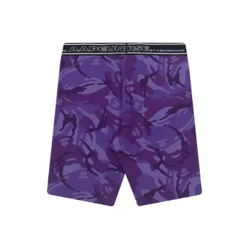 Aape Casual Shorts Unisex Purple